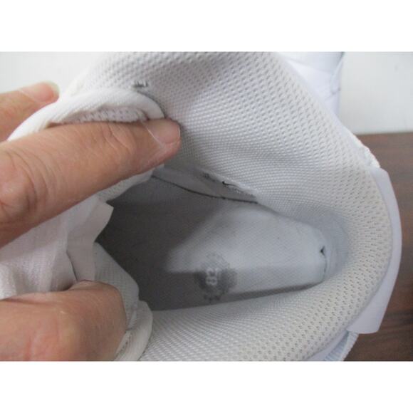 USED Nike WMNS Air Force 1 High 'Triple White' Size 10 - Picture 10 of 11